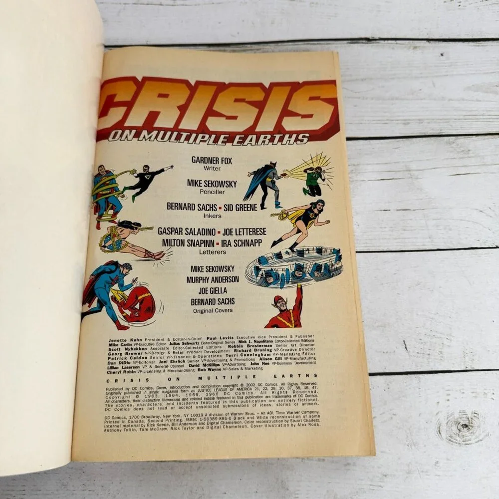 Crisis On Multiple Earths First Volume Gardner Fox & Mike Sekowsky DC Comics‎